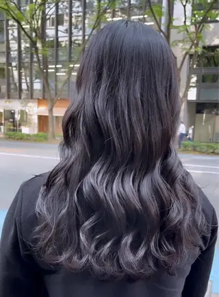 ロング カラー ayumi✮／ 暖色カラー／レイヤーのヘアスタイル
