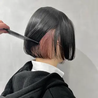 ショート カラー 髪質改善⌇透明感 カラー⌇川上葵のヘアスタイル