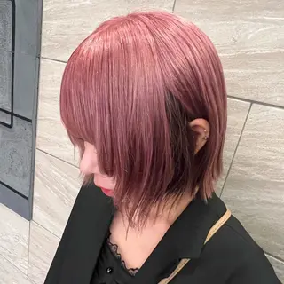 ミディアム カラー ❄️透明感カラー / ハイトーン❄️WAOのヘアスタイル