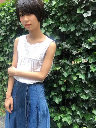 ショート 横田 美咲のヘアスタイル