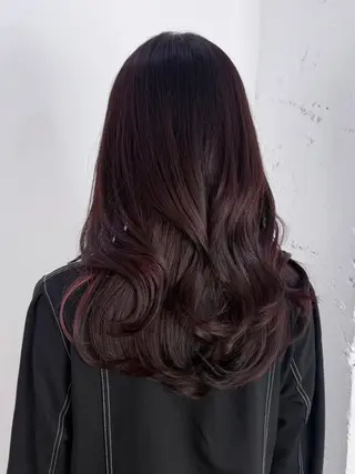カラー セミロング ITbyALBUM 松戸のヘアスタイル