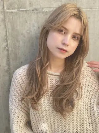 ロング カラー 艶美髪マスター 店長✂︎YUKKEのヘアスタイル