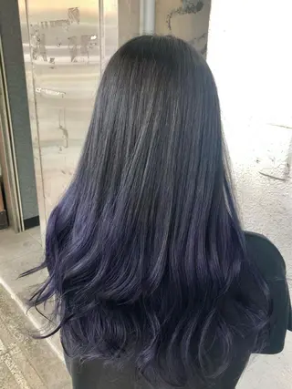カラー ダブルスキルエクステ /羽エクステ白石宇由のヘアスタイル