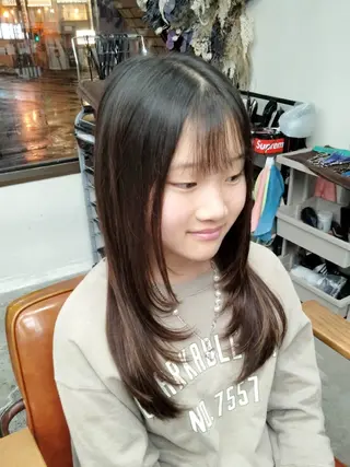 ロング nico麻生　長谷川 裕月のヘアスタイル