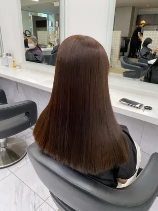 ロング カラー ヘアアレンジ TRU Shino🦋のマツエク・マツパデザイン
