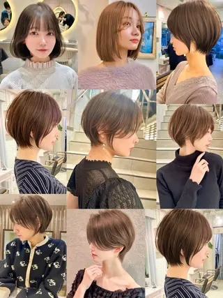 ショート カラー 縮毛矯正✨🫧 レイヤー川村利幸のヘアスタイル