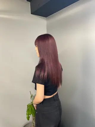 ロング カラー ヘアアレンジ fifth 石川 凪のヘアスタイル