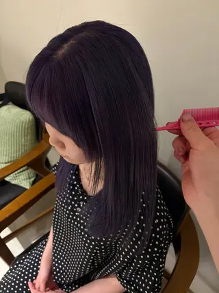 カラー 暖色カラー 奥村陽花のヘアスタイル