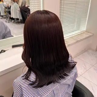 セミロング 💖札幌カラー 指名No.1💖玲奈のヘアスタイル