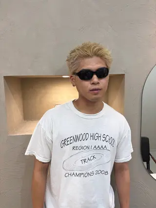 ショート カラー メンズ ⛽️STAND 博多⛽️のヘアスタイル