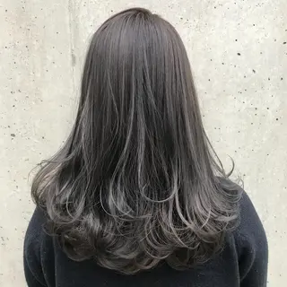ロング カラー 韓国レイヤーカット 🧸ベージュカラーのヘアスタイル