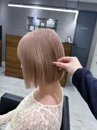 ショート カラー ENA💗NEXT /ハイトーンエクステのヘアスタイル