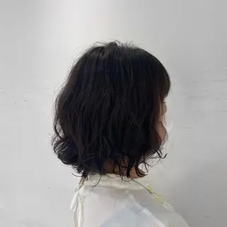 ミディアム 小川 愛美のヘアスタイル