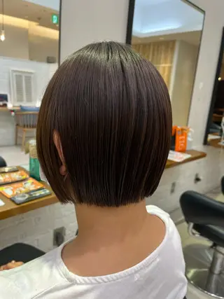 ミディアム コテ巻き風パーマ🫧 麻尋のヘアスタイル