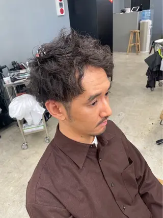 ショート パーマ メンズ メンズ専門サロン wokeのヘアスタイル