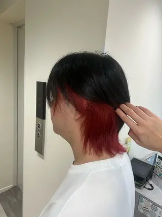 メンズ ルナ/レイヤー /ベージュのヘアスタイル