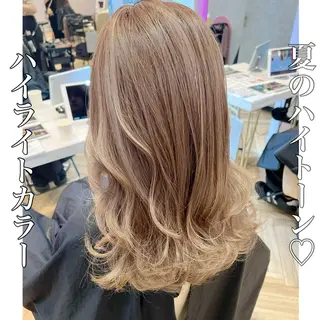 ミディアム カラー パーマ ヘアアレンジ メンズ キッズ 平川 友理/韓国ヘア💘のヘアスタイル