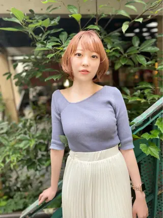 ショート カラー 拓麿✂︎/ショート 専門×透明感カラーのヘアスタイル