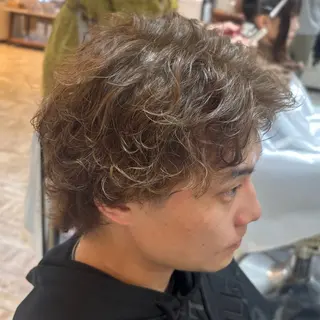 ショート パーマ メンズ 💥桜木町メンズ専門 💥ルキのヘアスタイル