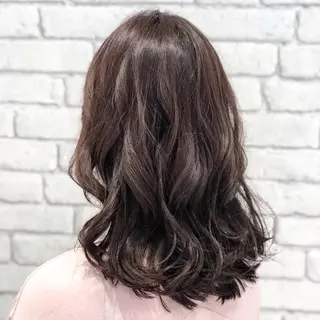 セミロング カラー 💙髪質改善 💙和田💙のヘアスタイル