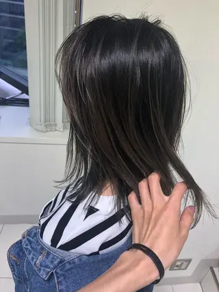 ミディアム カラー 髪質改善/艶髪 やまなかのヘアスタイル