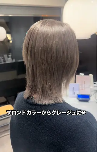 ミディアム カラー 💎透明感カラー特化 💎TAISEIのヘアスタイル