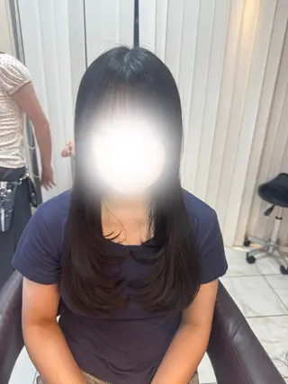 ロング 皆川 優奈のヘアスタイル