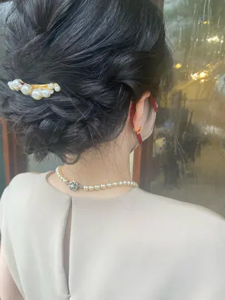 セミロング 綾/ベージュカラー /パーマ🩰のヘアスタイル