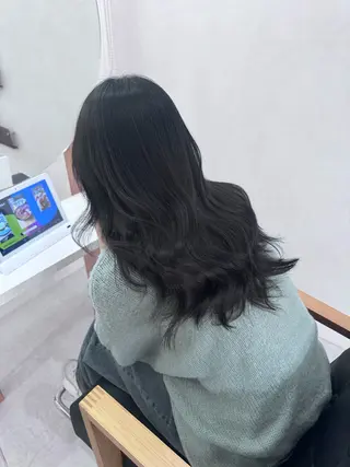 セミロング 境井 陸王のヘアスタイル