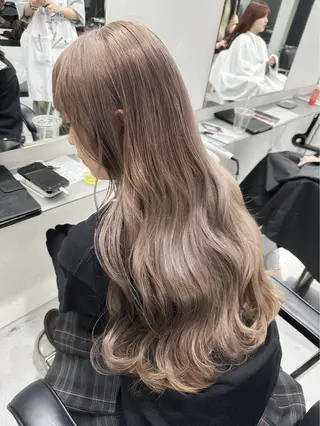 ロング カラー カラーモデル募集中 /新潟万代/かこ🩵のヘアスタイル