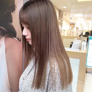 ロング パーマ 丸みショートボブ/ タッセルボブ 吉野のヘアスタイル