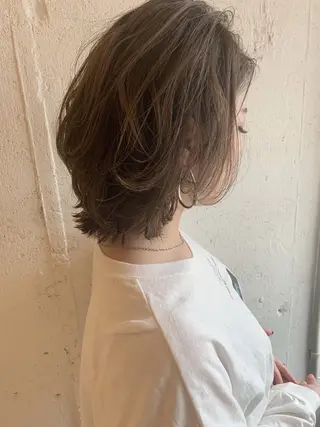 ミディアム カラー 🎈馬場佑馬/ スパイラルパーマ🎈のヘアスタイル