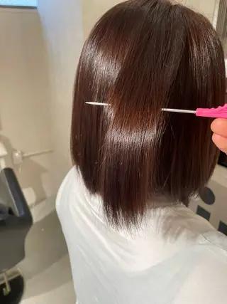 カラー バレイヤージュモデル 募集👒ヨンスクのヘアスタイル