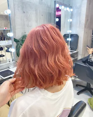 ミディアム 🤍ムラ修正ブリーチ 🤍原宿/YUUのヘアスタイル