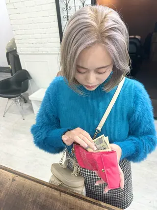 ショート SALOWIN札幌大通り所属・札幌ブリーチカラー/ ダブルカラー/ドイのヘアスタイル