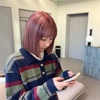 ショート カラー 髪質改善カラー/ボブ 🌻Mutsumiのヘアスタイル