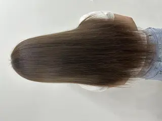 ロング カラー ヘアアレンジ MISAKIエクステ ブリーチ\5900のヘアスタイル