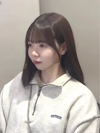 ミディアム YUZU🎀顔まわり ×レイヤーカットのヘアスタイル