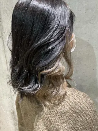 カラー 坂野 結子のヘアスタイル