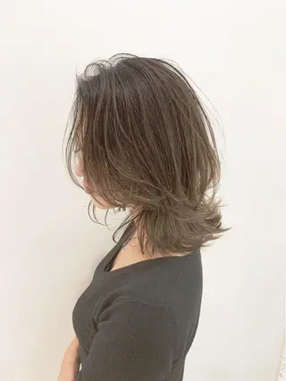 ミディアム カラー 🌟高田 聖菜🌟のヘアスタイル