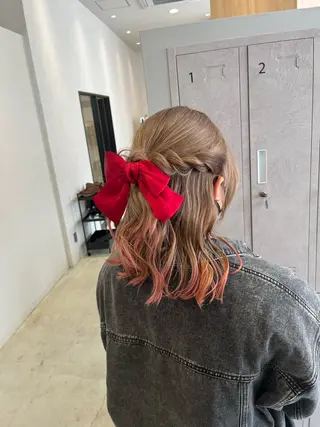 ヘアアレンジ 福島 果音のヘアスタイル