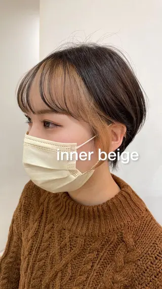 ショート カラー トルクアータ伏見 MIKUのヘアスタイル