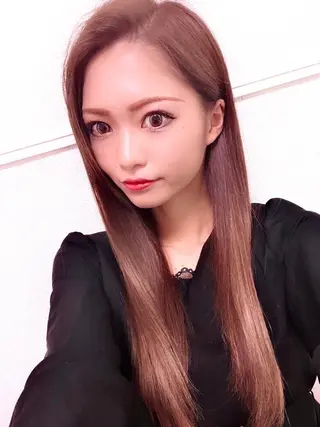 ヘアアレンジ ロング カラー MISAKIエクステ ブリーチ\5900のヘアスタイル