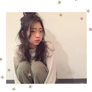 ヘアアレンジ 市川 千夏のヘアスタイル