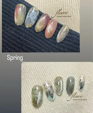 ネイル フルリール 【プライベートサロンのネイルデザイン