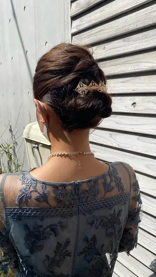 ミディアム ヘアアレンジ 🪭risa 暖色/レイヤー🪭のヘアスタイル