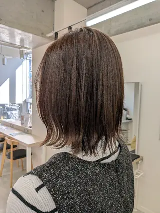 ショート カラー 村野/タッセルボブ /ショートのヘアスタイル