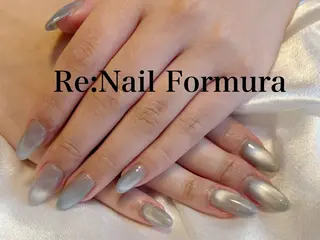 ミディアム Re:Nail Formula所属・kido chieのネイルデザイン