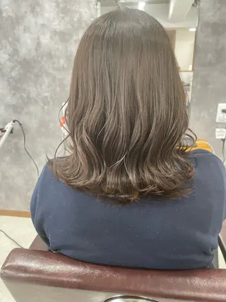 ミディアム カラー 齋藤 彬のヘアスタイル