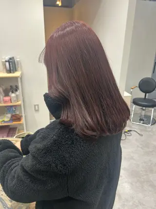 ミディアム カラー ヘアアレンジ ボブ /ニュアンス/ satomi🧸💖のヘアスタイル